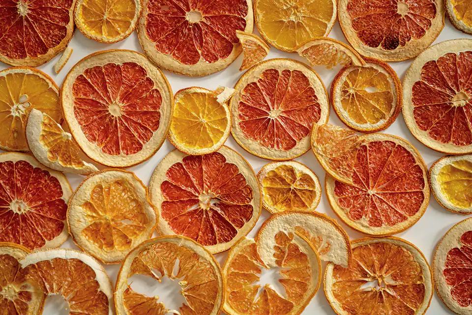 Oranges séchées.