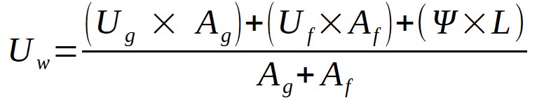 Coefficient de transfert de chaleur - formule.
